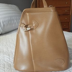 Longchamp Camel backpack